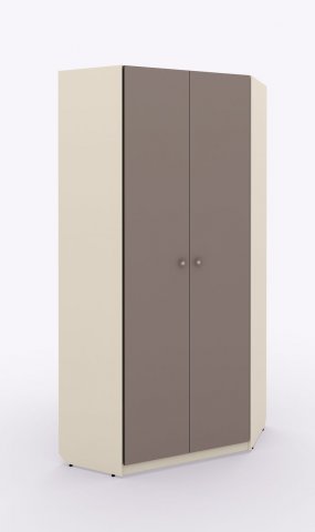 Rohová skříň Siluet 102,8x102,8x235,6 cm