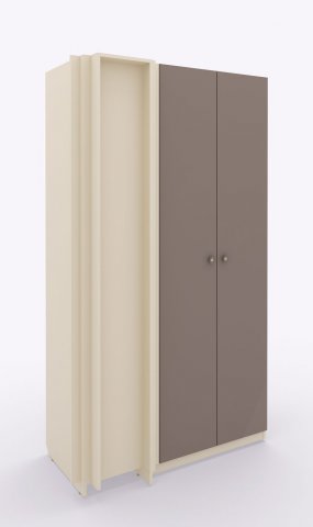 Rohová skříň Siluet 133x66x235,6 cm