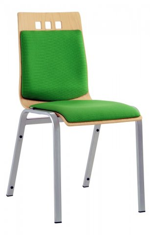 Konferenční židle BERNI bez područek (s čalouněním)