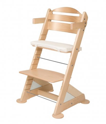 dětská dřevěná rostoucí židle JITRO PLUS s područkami