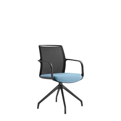 Konferenční židle LEAF 505, F90-BL