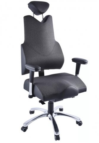Zdravotní ergonomická židle THERAPIA BODY 3XL COM 6612 – chrom - Výprodej (1 ks)