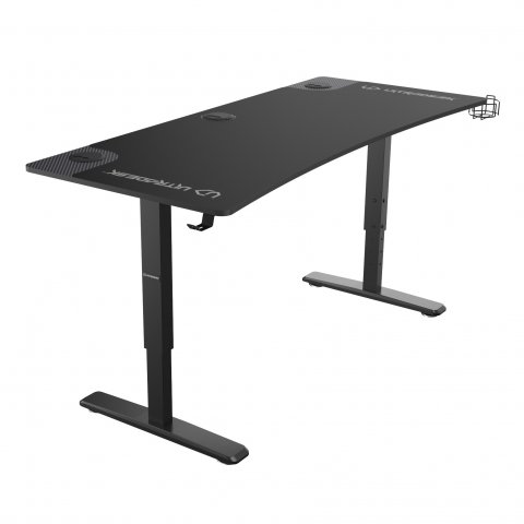 Výškově stavitelný herní stůl ULTRADESK CRUISER BLACK