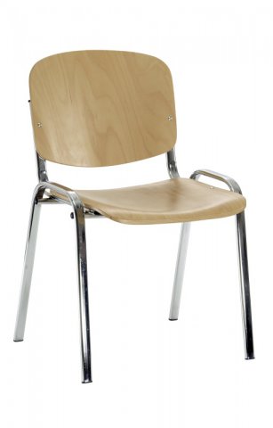 Jednací židle ISO dřevěná