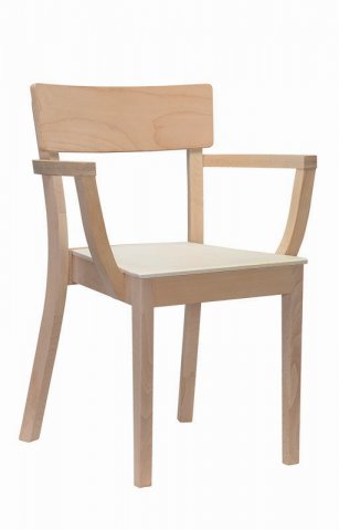 Dřevěná židle ENRICO s područkami