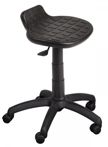 Dílenská otočná stolička - kola pro měkké povrchy IG001